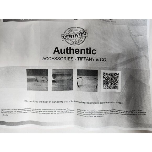 Tiffany & Co Womens Black Eyeglass Frames TE2016 A055 51mm With Turquoise Hard C - Picture 9 of 16